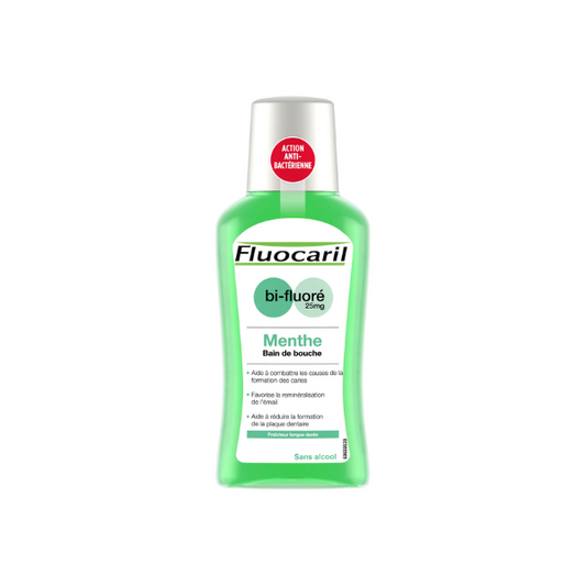 Fluocaril Mouthwash Mint 300 ml No Alcohol - Medaid