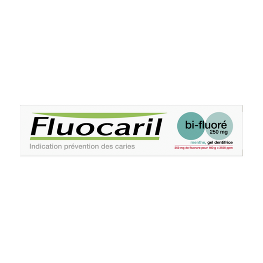 Fluocaril Mint Bi-Fluorinated Gel Toothpaste 250mg, 75 ml - Medaid