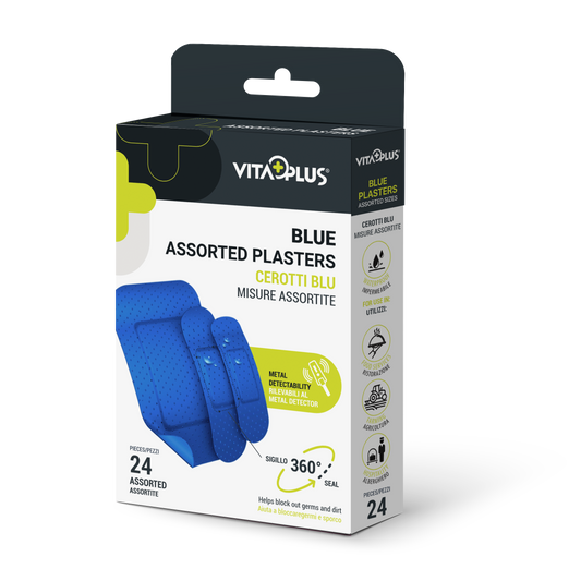 Medinox Vp61411 Blue Plaster Aastd 24'S - Medaid