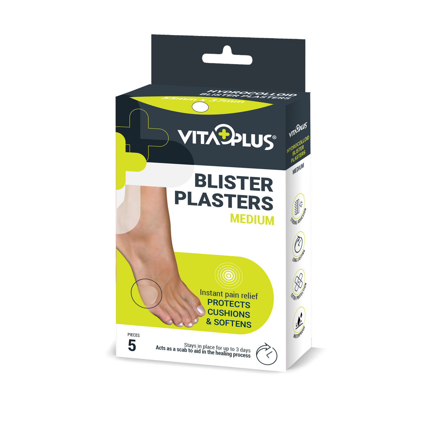 Medinox Vp61543 Hydrocolloid Plaster Medium 6S - Medaid