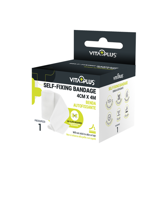 Medinox Vp63200 Vitaplus Pbt Self Fixing Bandage 4cm X 4cm - Medaid