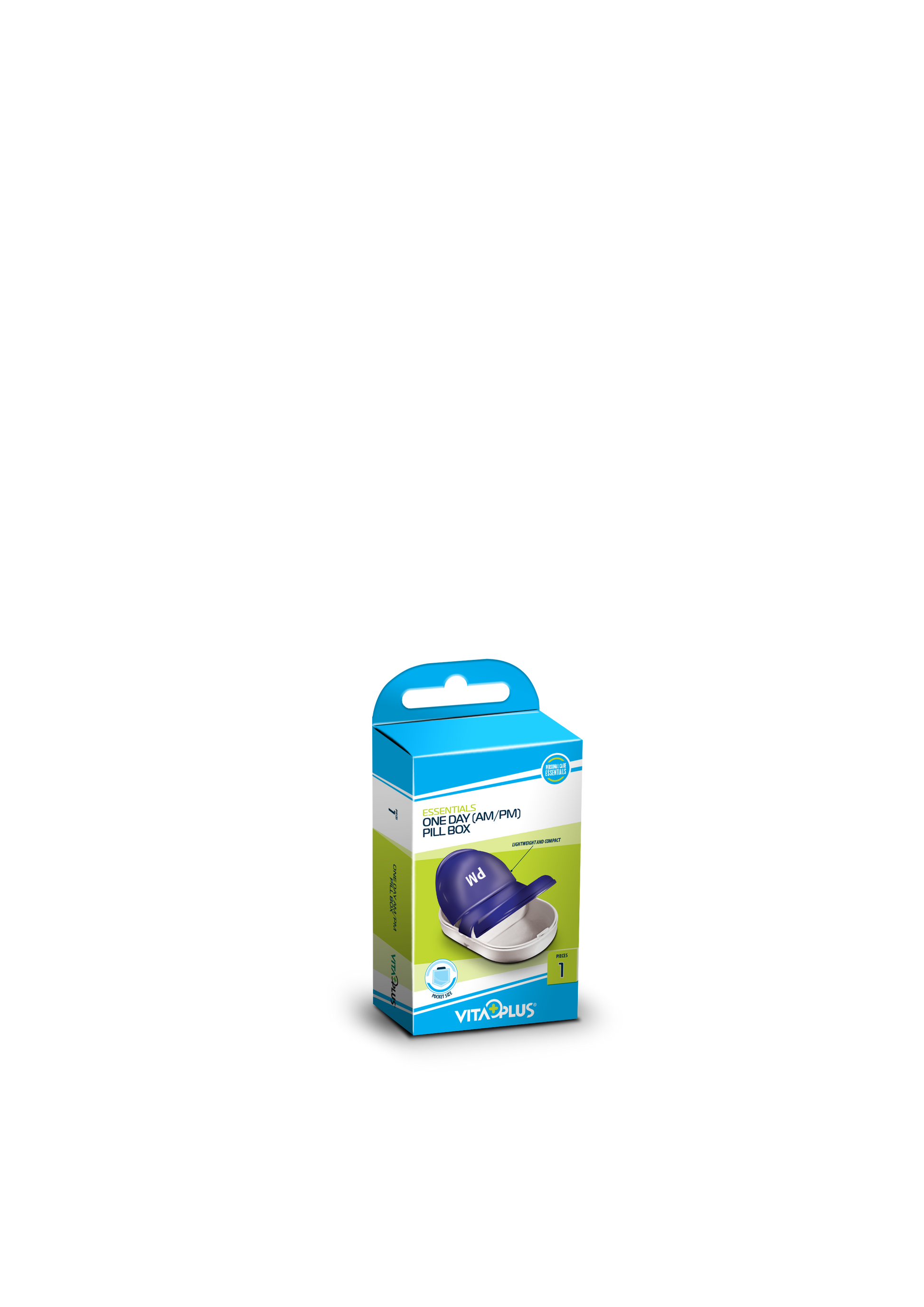 Medinox Vp64001 One Day (Am/Pm) Pill Box - Medaid