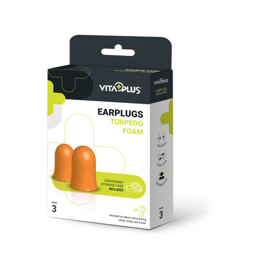 Medinox Vp66041 Earplugs Foam (Torpedo) 3 Pairs - Medaid