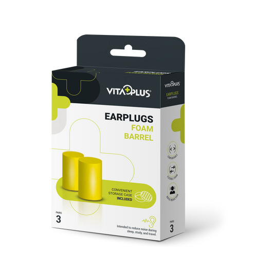 Medinox Vp66051 Earplugs Foam (Barrel) 3 Pairs - Medaid