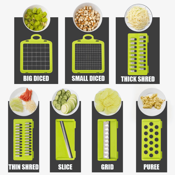 Vegetable Chopper Dicer Cutter | 14-in-1 - Medaid International