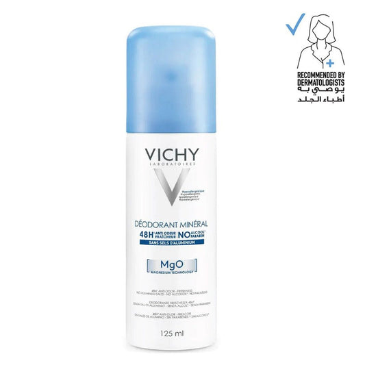 Vichy 48 Hour Mineral Aluminum Free Spray Deodorant - 50ml - Medaid