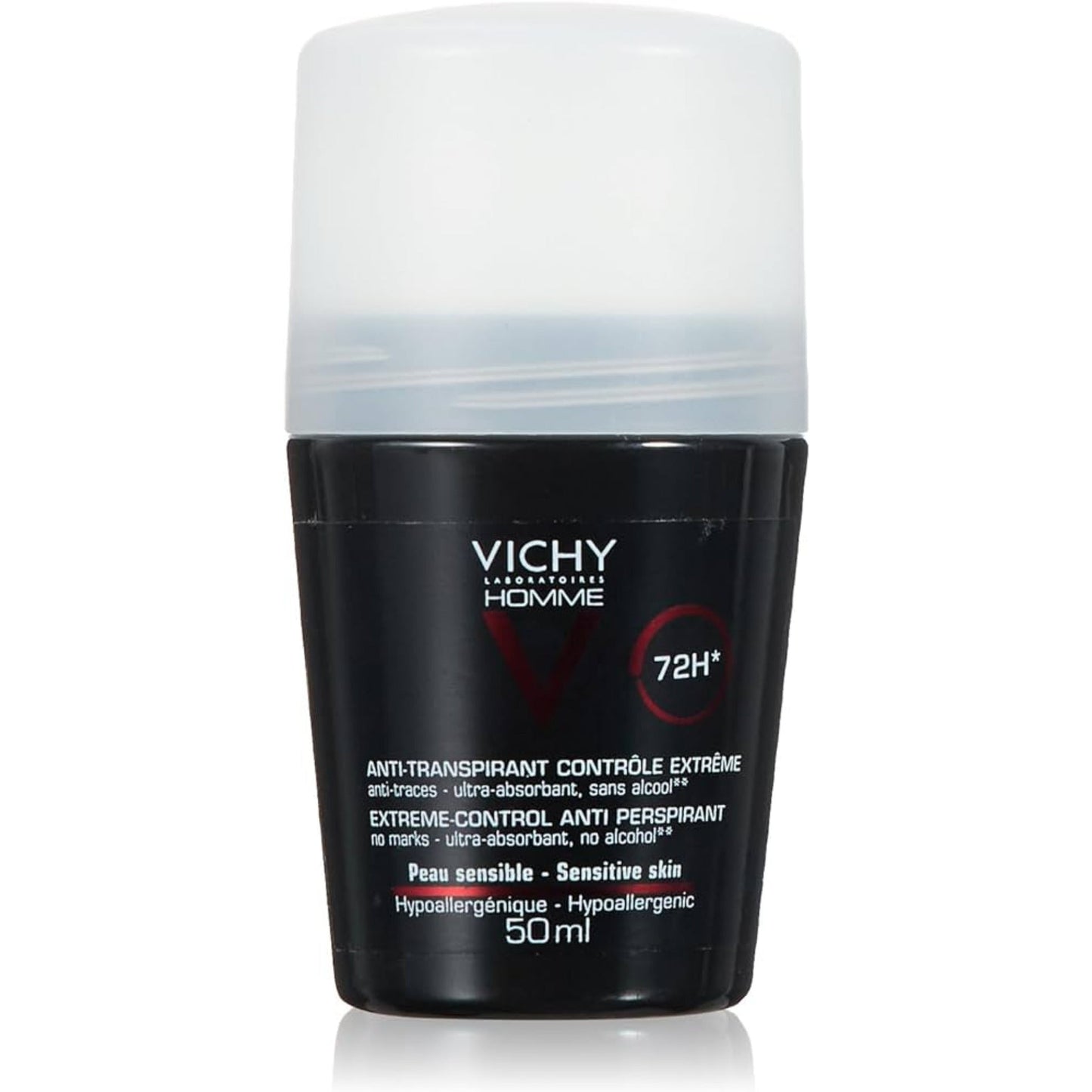 Vichy Homme Extreme Control 74hrs Anti-Perspirant Roll-On Deodorant - 50 ml - Medaid