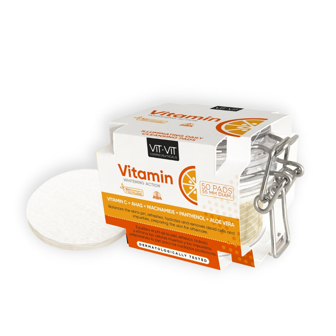 Vit Vit Vitamin C Cleansing Pads 50'S - Medaid