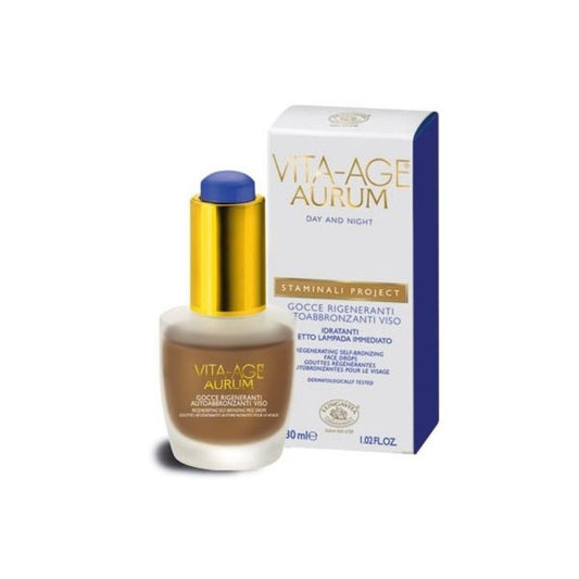 Vita-Age Aurum Regenerating Self Bronzing Drops - 30 ml - Medaid