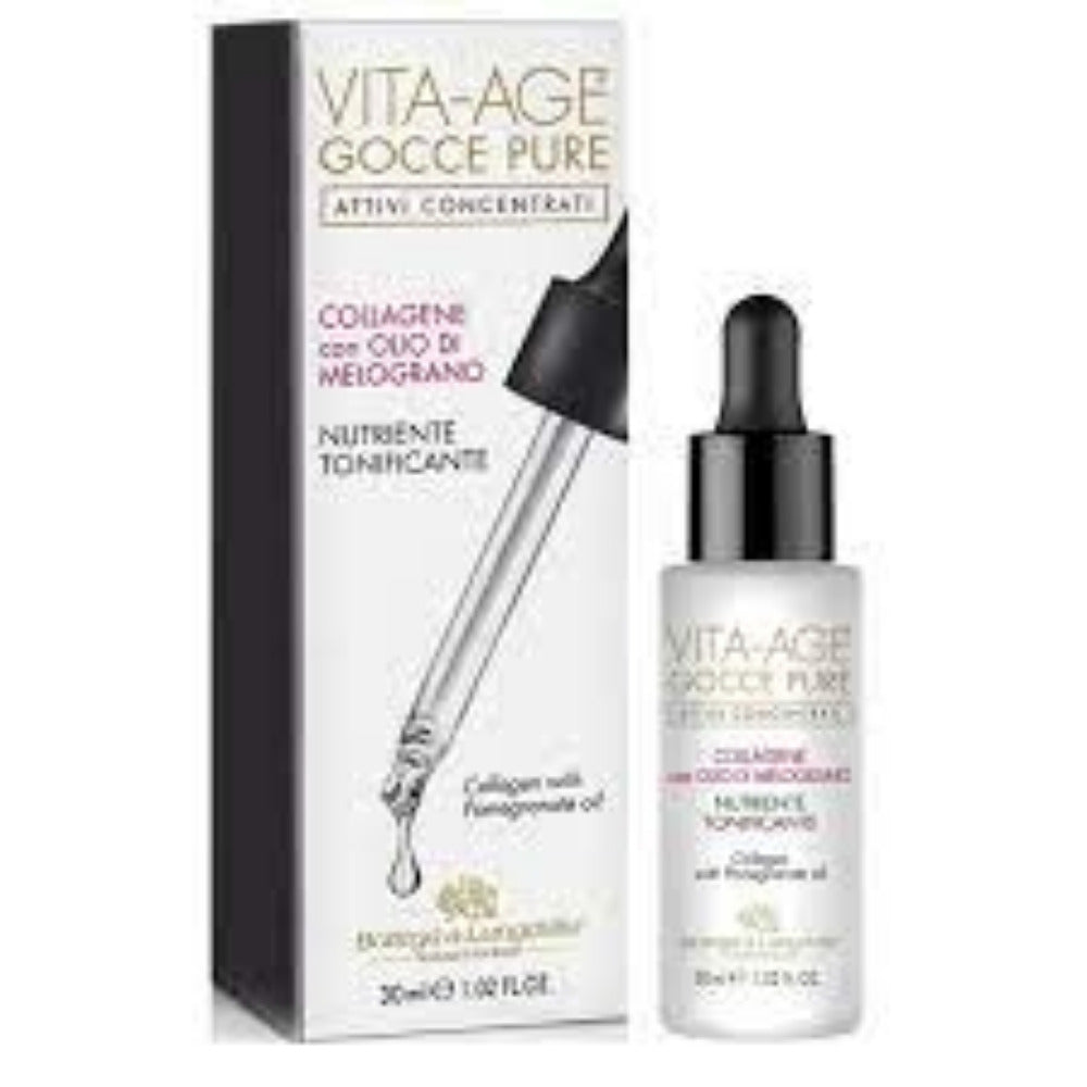 Vita-Age Gocce Pure Collagen With Pomegranate Oil Serum - 30 ml - Medaid