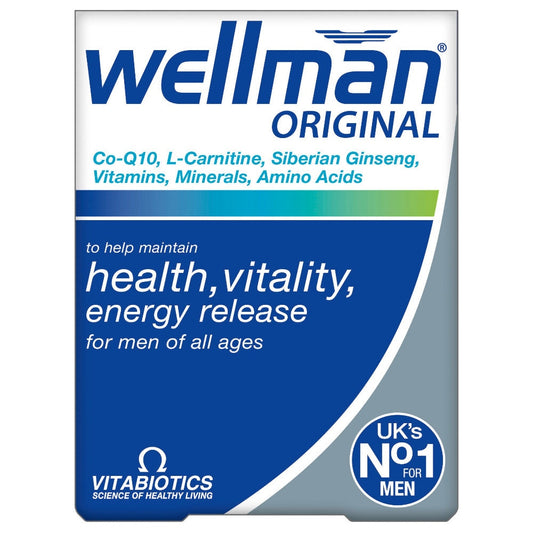 Vitabiotics WellMan Original - 30 Tablets - Medaid