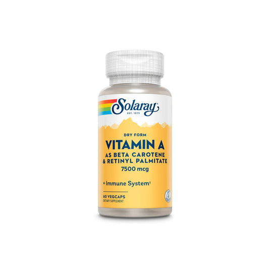SOLARAY VITAMIN A DRY FORM 7500 mcg - Medaid International