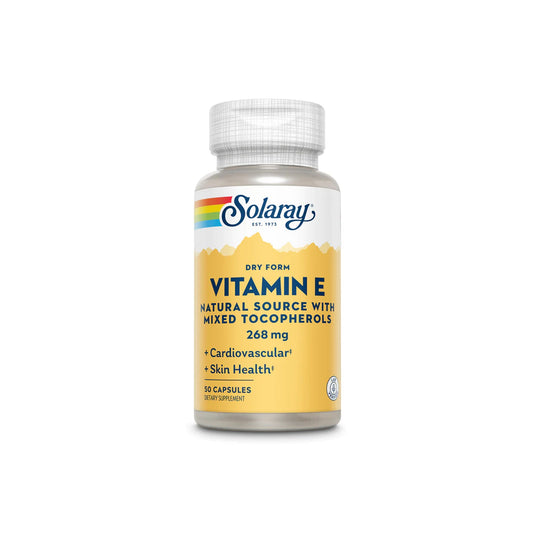 SOLARAY VITAMIN E, MIXED TOCOPHEROLS 268mg - Medaid International
