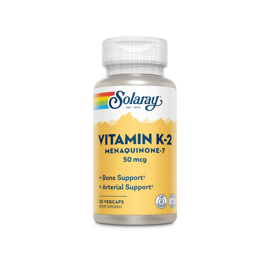 SOLARAY VITAMIN K-2 MK-7, 50mcg - Medaid International