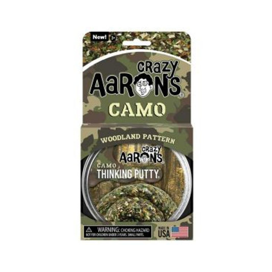 Crazy Aarons Woodland Camo Thinking Putty - Medaid International