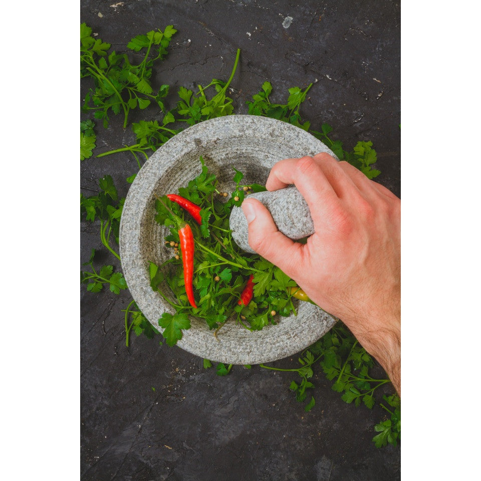 World of Flavours Granite Mortar and Pestle - Medaid International