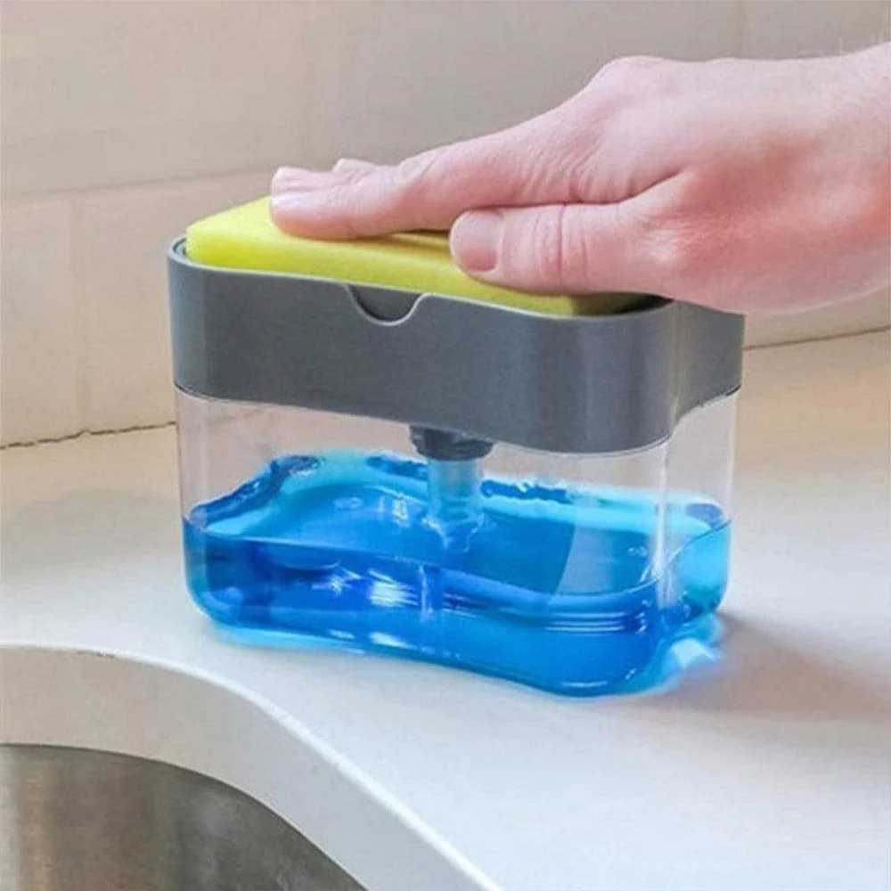 Soap Pump Dispenser And Sponge Organizer - Medaid International