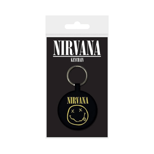 NIRVANA - SMILEY (WOVEN KEYCHAIN) By PYRAMID - Medaid International