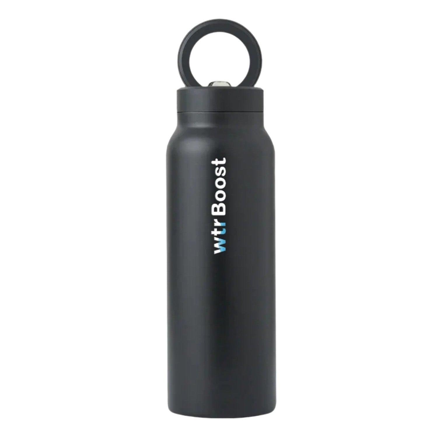 Black Magnetic Mobile Holder Insulated Stainless Steel Bottle - Medaid