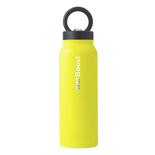 Yellow Magnetic Mobile Holder Insulated Stainless Steel Bottle - Medaid