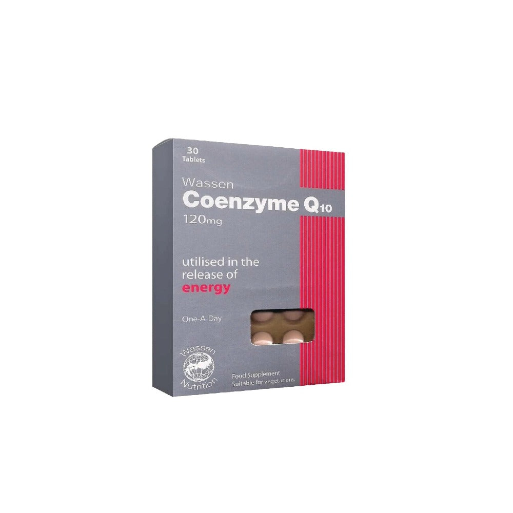 Wassen Coenzyme Q10 120mg 30 Tablets - Medaid