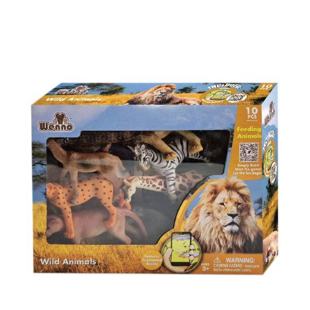 Wild Animals 12 Pieces Playset by Weeno Animal Planet - Medaid International
