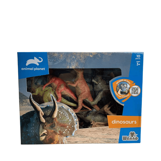 Dinosaurs Play Set 10pcs in window box - Medaid International
