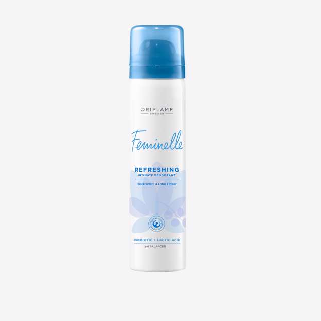 Feminelle Refreshing Intimate Deodorant Blackcurrant & Lotus Flower - Medaid