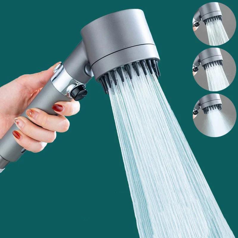 Handheld Shower head 3 Spray Mode with Silicone Mouth Massage & Free Filter - Medaid International