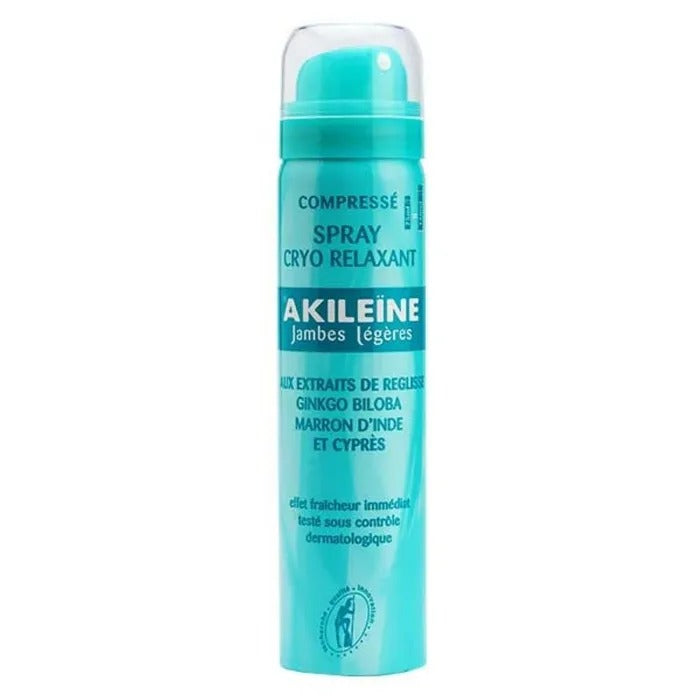 Akileine Tired Legs Cryo Relaxing Spray 75ML - Medaid