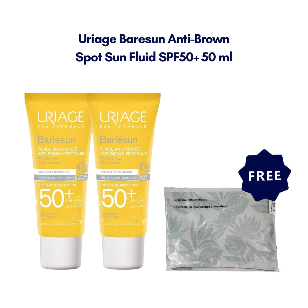 Uriage Bariesun Anti-Brown Spot Fluid Dual Kit - Medaid