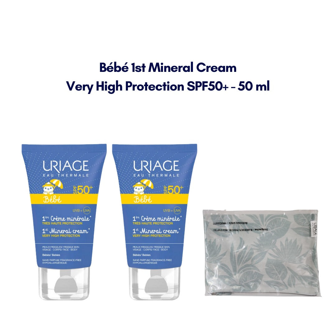 Uriage 1er Mineral Cream SPF 50 Dual Kit - Medaid