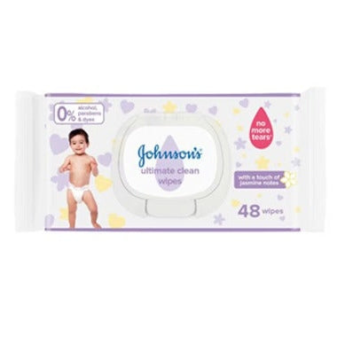 Johnson's Baby Ultimate Clean Wipes Jumbo - 48 Wipes - Medaid