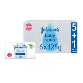 Johnson's Baby Soap Regular 5+1 - 125 G - Medaid