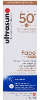 Ultrasun Face Tinted Honey Spf 50+ 50ml - Medaid - Lebanon