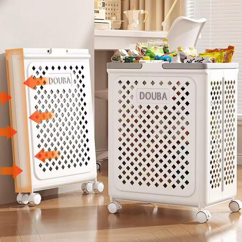 Foldable Rolling Laundry Basket - Medaid International