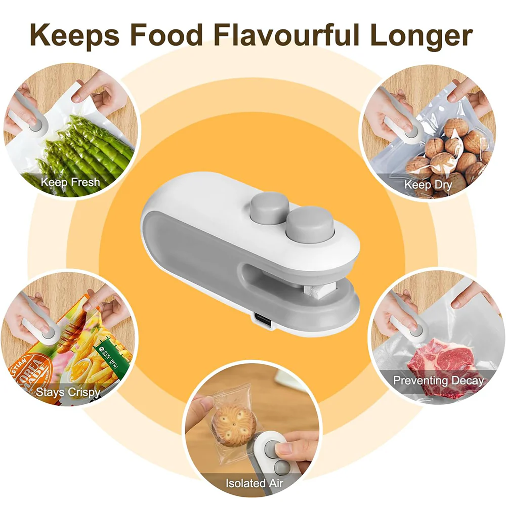 Mini Bag Sealer Rechargeable For Plastic Bags - Medaid International