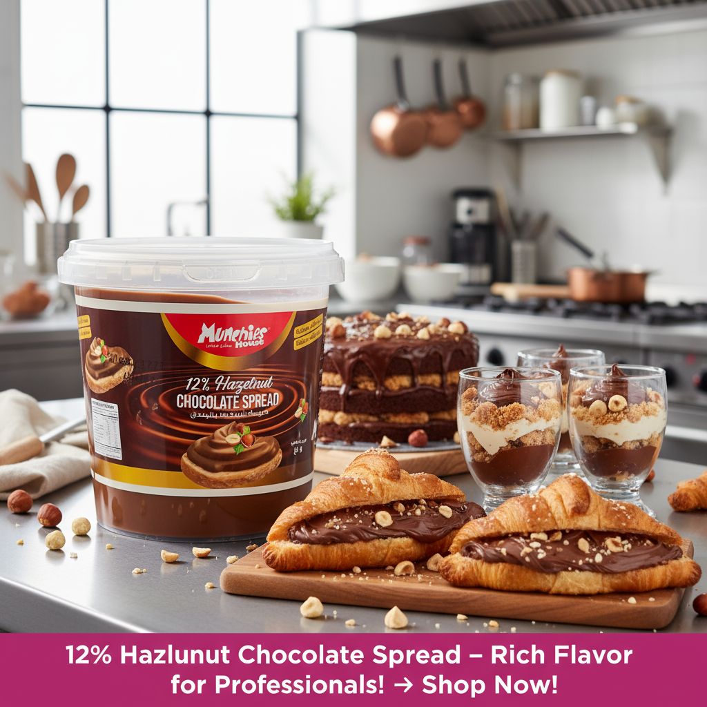 12% Hazelnut Choc Spread | Perfect for Tarts & Desserts