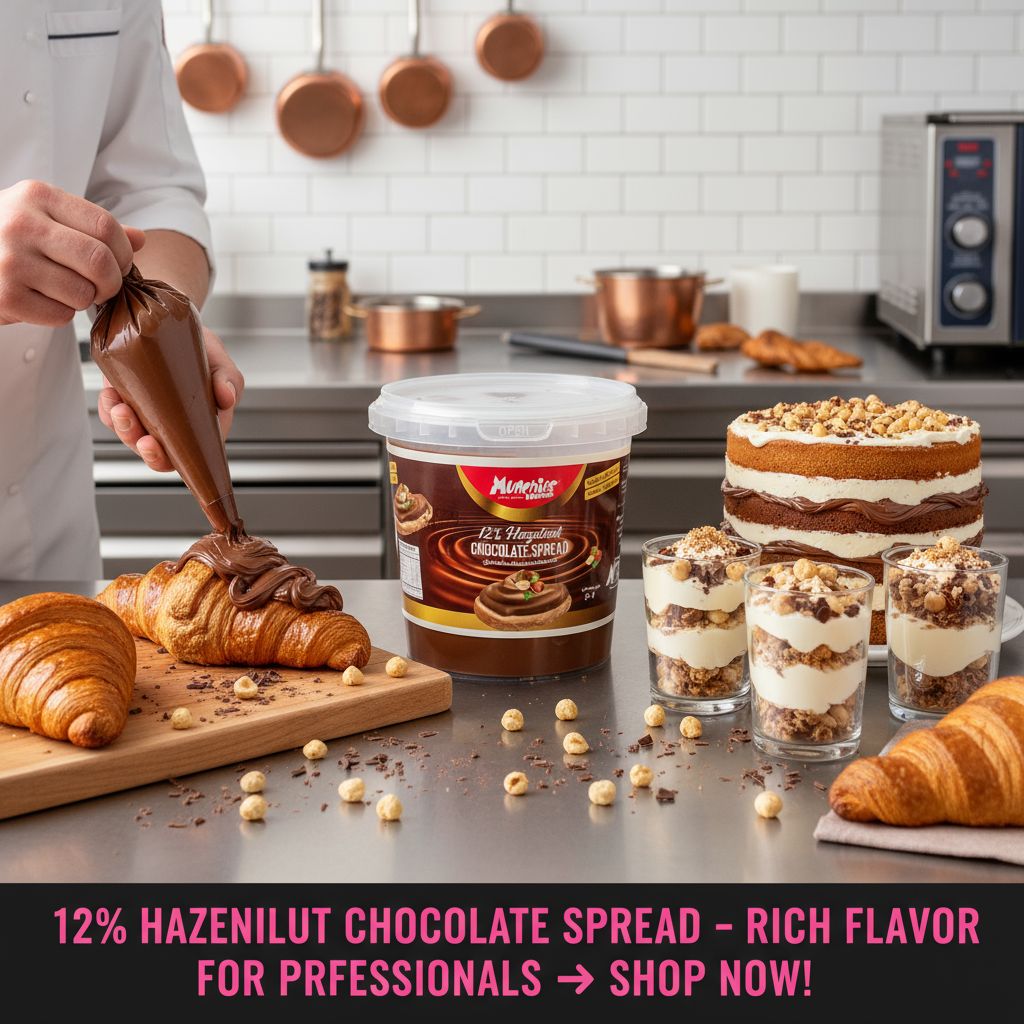 12% Hazelnut Choc Spread | Perfect for Tarts & Desserts