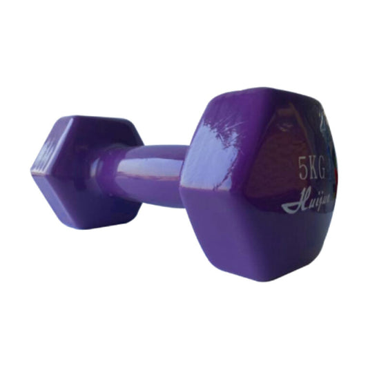 Vinyl Coated Dumbbell 5Kg Purple - Medaid International