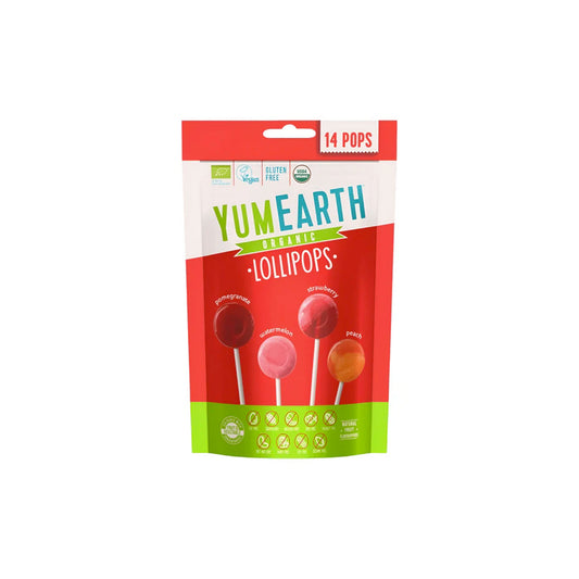 YUMEARTH ORGANIC ASSORTED LOLLIPOPS - GLUTEN FREE - Medaid International