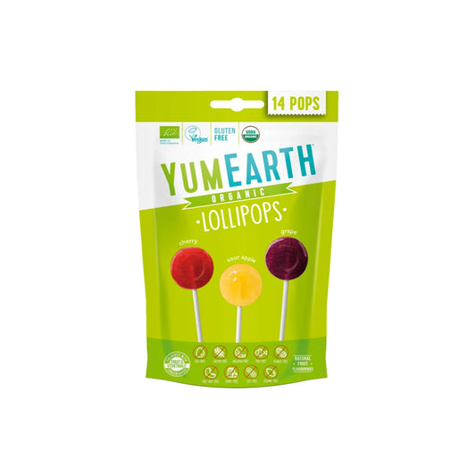 YUMEARTH ORGANIC JUICY LOLLIPOPS - GLUTEN FREE - Medaid International