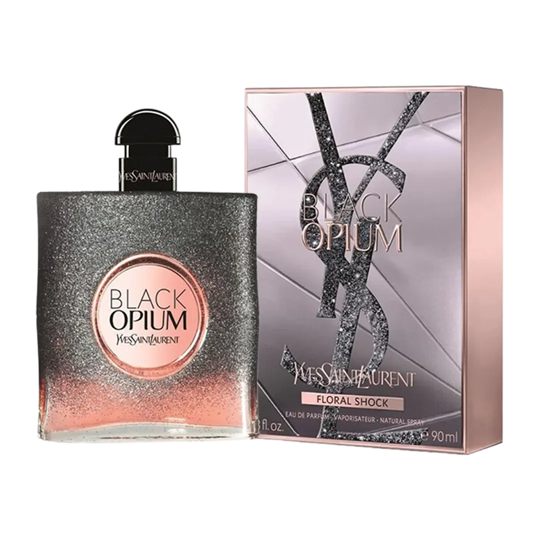 Yves Saint Laurent Black Opium Floral Shock Eau De Parfum Pour Femme - 90ml - Medaid