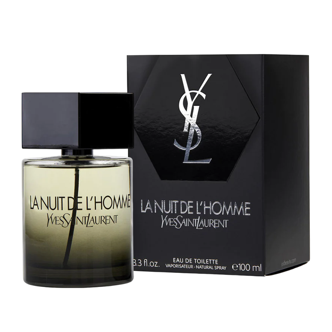 Yves Saint Laurent La Nuit De L'Homme Eau De Toilette Pour Homme - 100ml - Medaid