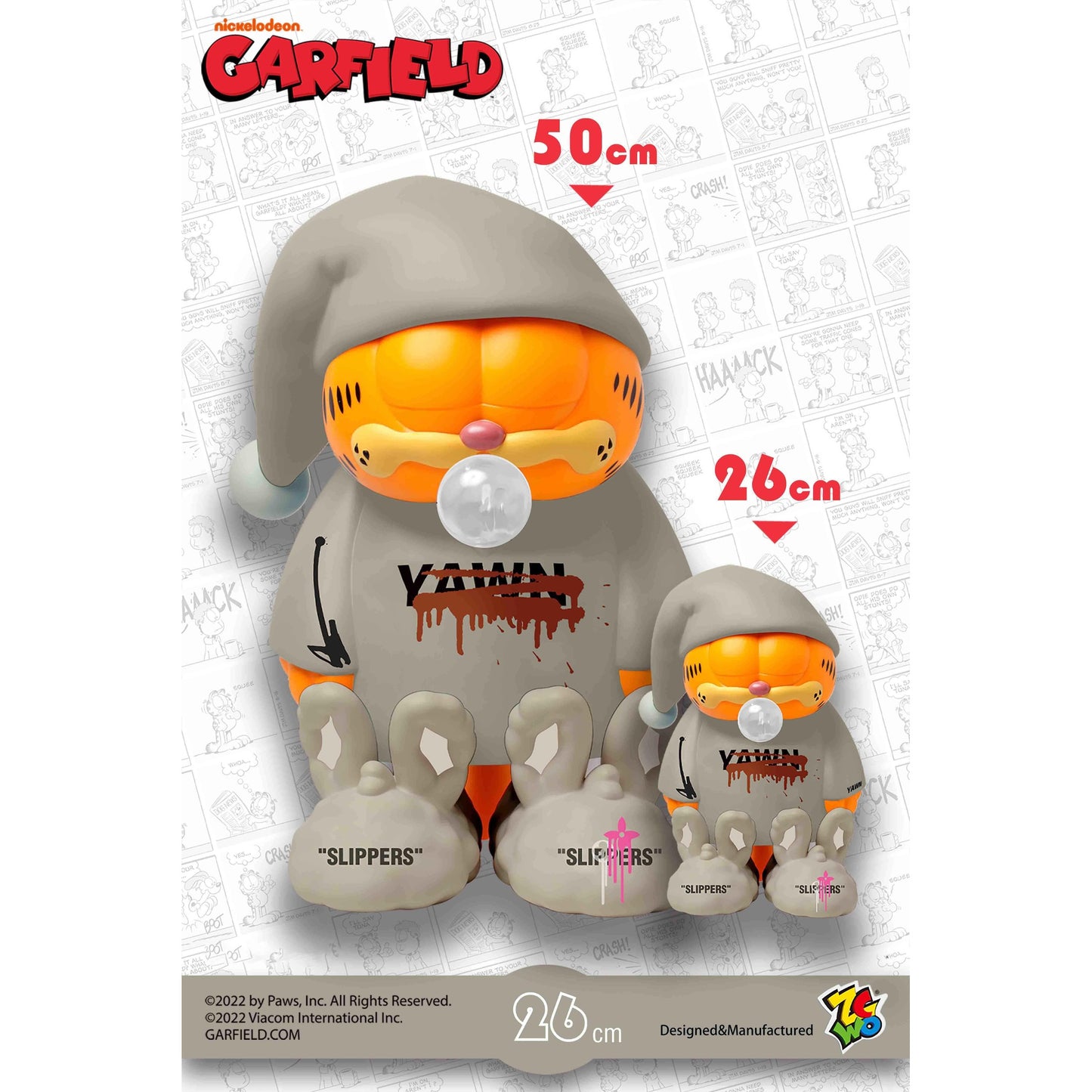 Garfield "I am not Sleeping" 26cm Yawn Figure By ZCWO - Medaid International