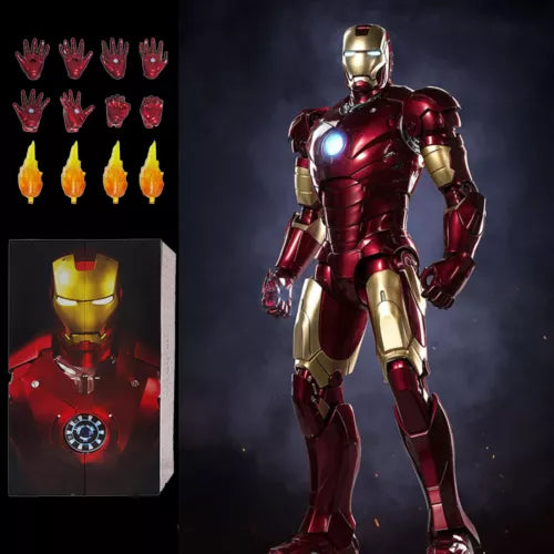 Marvel Luminous version of Iron Man MK3 Action Figure By ZD Toys - Medaid International