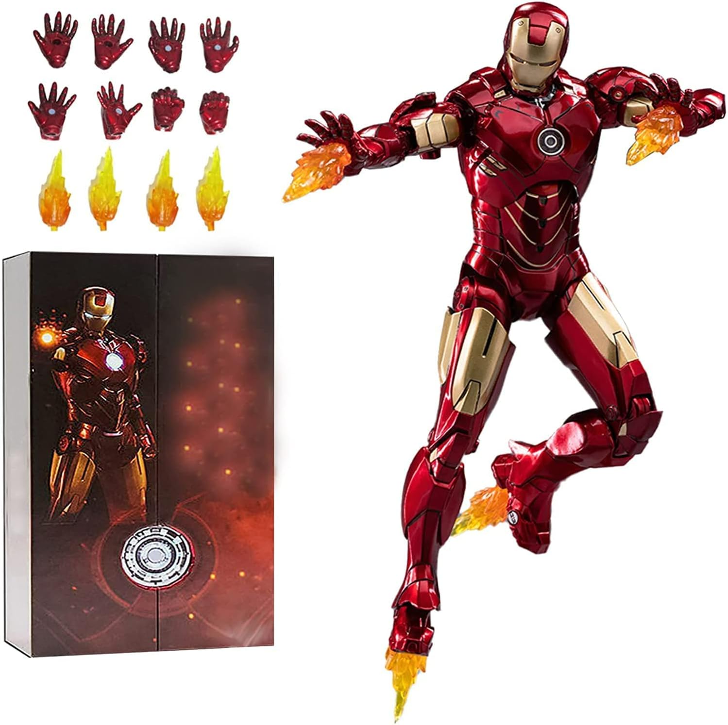 Marvel Luminous version of Iron Man MK4 Action Figure By ZD Toys - Medaid International