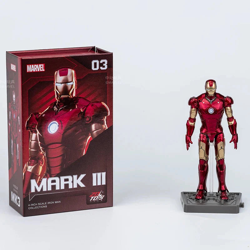 Marvel Avengers 4" Iron Man MK3 Action Figure By ZD Toys - Medaid International