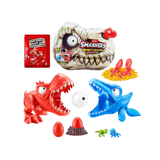 Smashers Dino Island T-Rex Battle Playset (Medium) (S1) - Medaid International