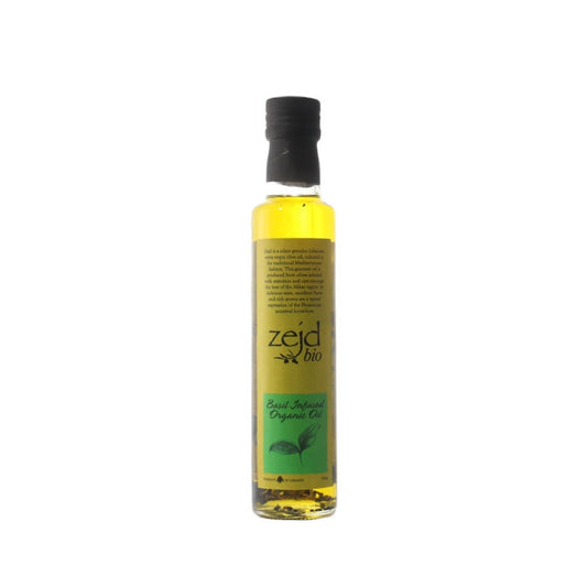 Organic Basil Infused Olive Oil - Medaid International